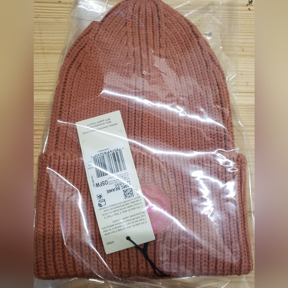 ADIDAS BY STELLA MCCARTNEY BROWN BEANIE WITH LOGO - Picture 4 of 4